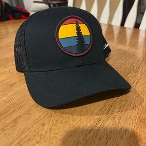 Black Trucker Hat with Colorful Patch